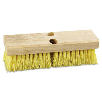 10&quot; Deck Scrub Brush Polypropylene Bristles