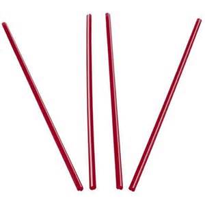 5.25&quot; Red Coffee Stirrers Unwrapped 10BX/CS 1000/BX