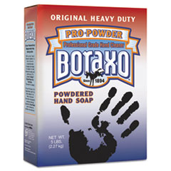 Boraxo Powdered Hand Soap, Unscented, 5lb Box