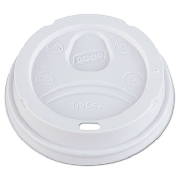 DIXIE FOOD SERVICE Dome Drink-Thru Lids, Fits 10, 12,