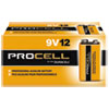 9V Procell Alkaline Batteries 12/BX