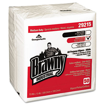 Brawny Industrial All Purpose Wipers Medium Duty Airlaid