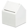 Hospeco Sanitary Napkin Floor Receptacle, Double Entry