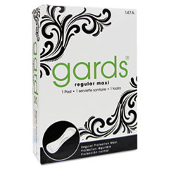 HOSPECO Gards Vended Sanitary Napkins #4, 250 Individually