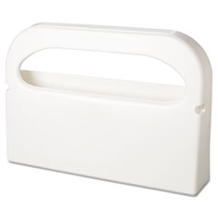 Toilet Seat Cover Dispenser, Half-Fold, Plastic, White,