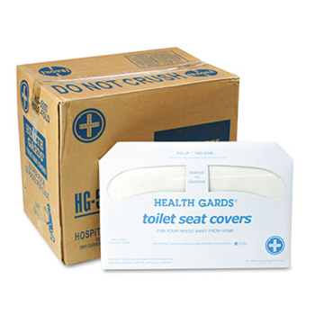 Hospeco Health Gards Toilet Seat Covers 1/2 Folded
