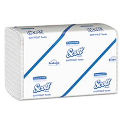 KIMBERLY CLARK SCOTTFOLD Paper Towels, 7 4/5 x 12 2/5,