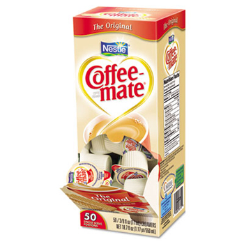 NESTLE Liquid Coffee Creamer,  Original, 0.38 oz Mini Cups, 