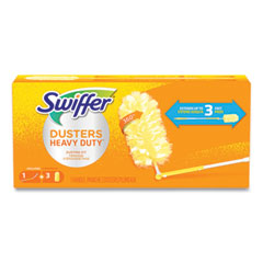 360 Dusters, Plastic Handle Extends to 3 ft, 1 Handle &amp; 3