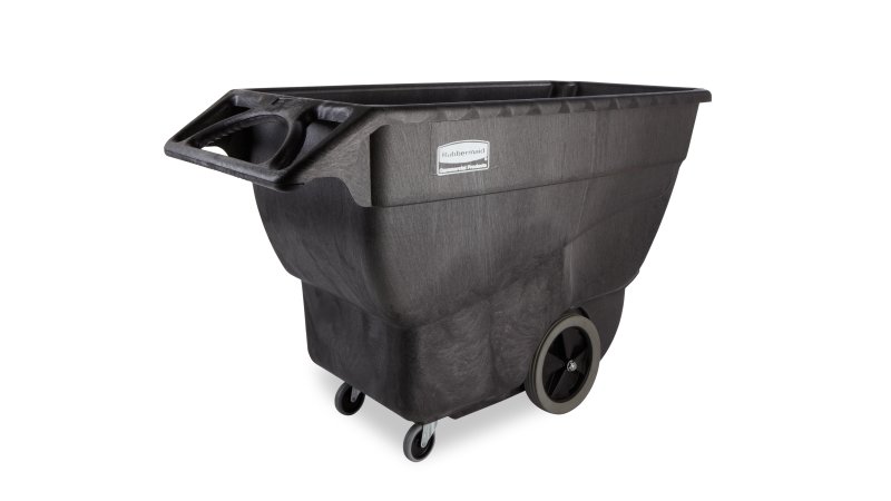 Rubbermaid #FG101100 Tilt Truck 3/4 Cubic Yard-Black