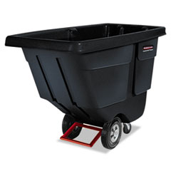 Rubbermaid #FG131400 Tilt Truck 1 Cubic Yard-Black
