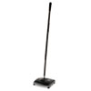 Rubbermaid Floor &amp; Carpet Sweeper, Plastic Bristles,