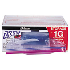 Ziploc Double Zipper Storage Bags, 1 gal, 1.75