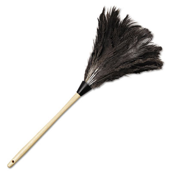 23&quot; Ostrich Feather Duster with Wood Handle 12EA/CS