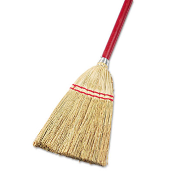 Lobby/Toy Broom, Corn Fiber  Bristles, 39&quot; Overall Length 