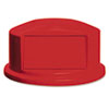 Brute Dome Lid Red for 44 gallon container