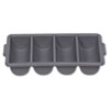 Cutlery bin 40mpart gray 12/cs