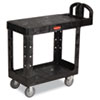 Rubbermaid Flat Shelf Utility Cart Black #4505 00 Black