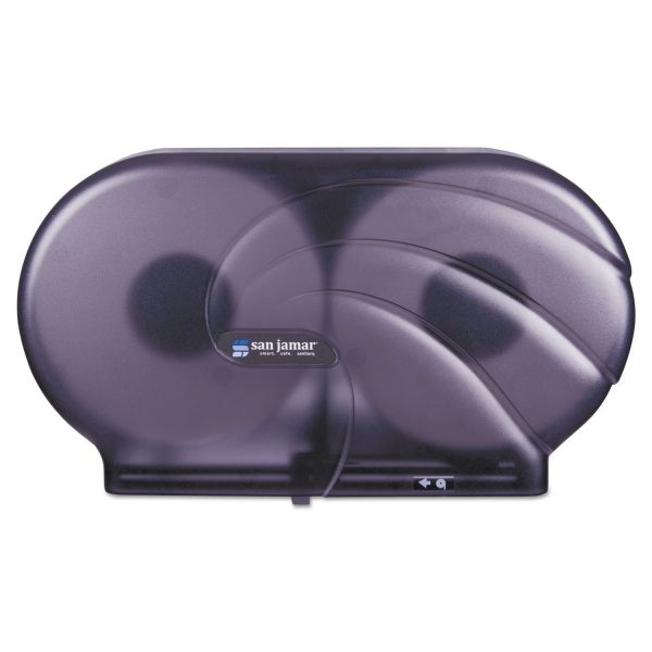 CFS BRANDS Twin 9&quot; JBT Toilet  Tissue Dispenser, Oceans, 19 x 