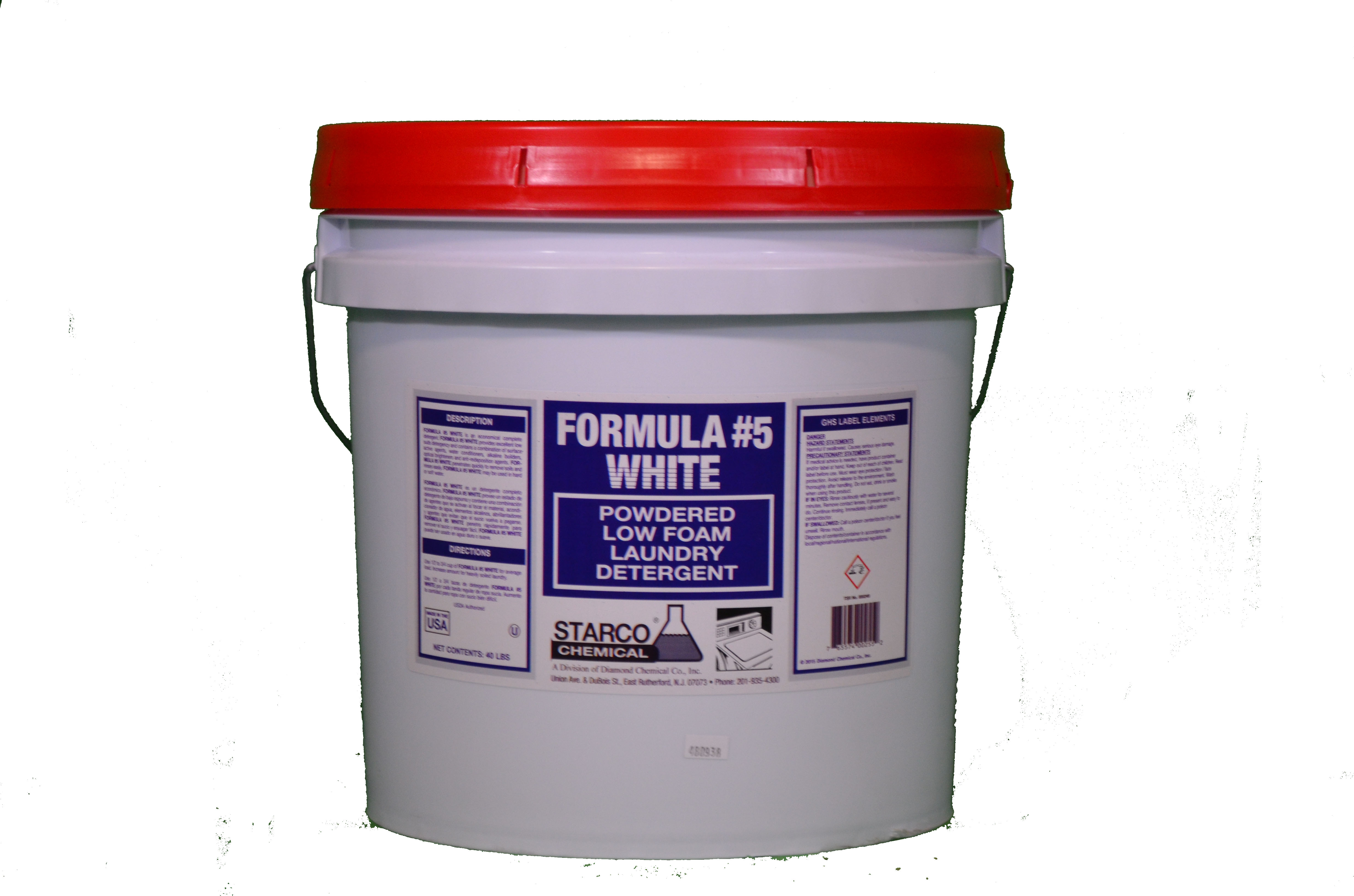 #5 Powder Laundry Detergent 40LB Pail