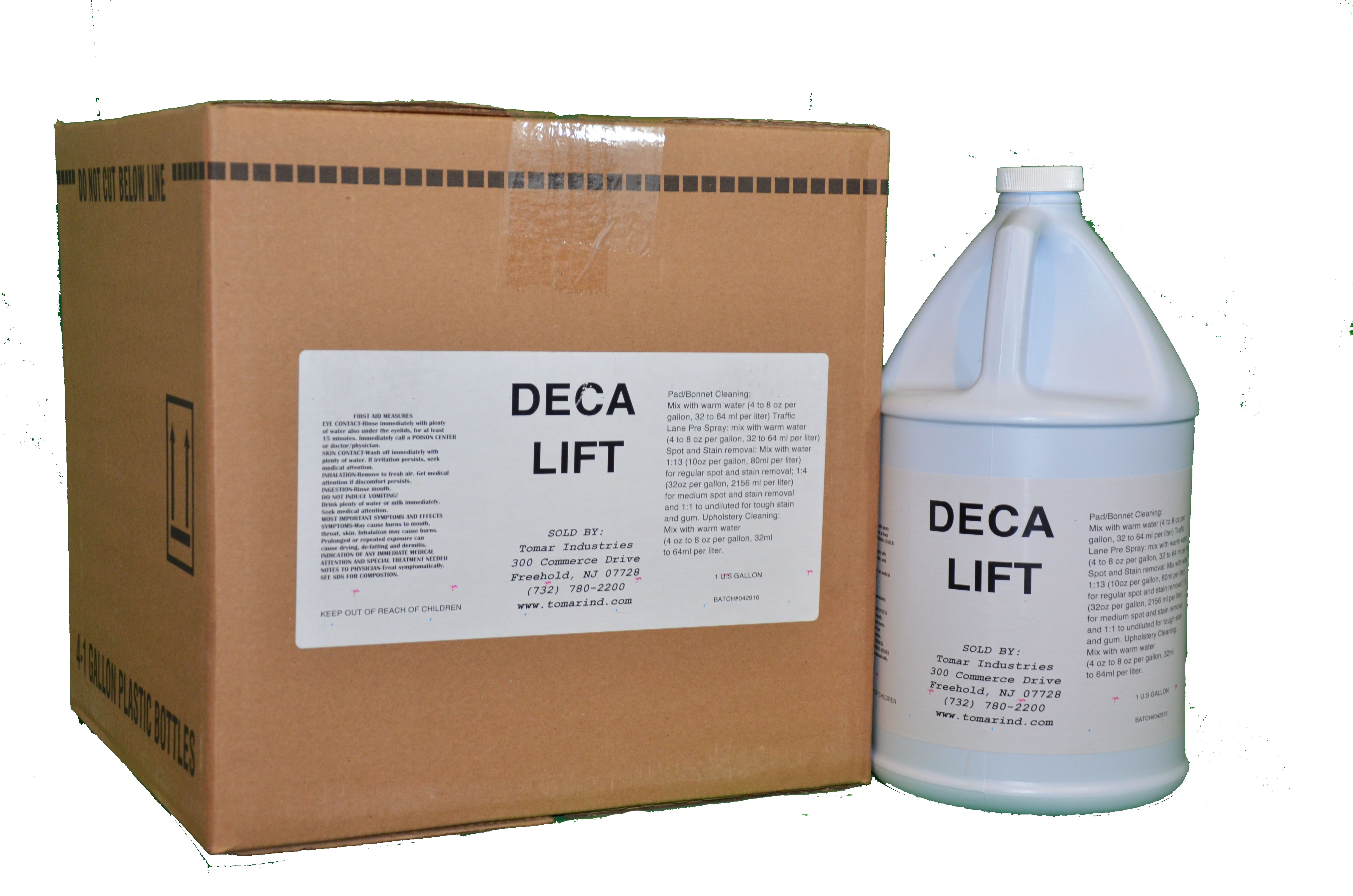 Deca Lift Carpet &amp; Upholstery Cleaner 4GALS/CASE