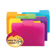 File Folders,SuperTab Top Tab,  1/3-Cut Tabs: Assorted, Letter 