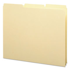 File Folders,Recycled, Blank  Top Tab File Guides, 1/3-Cut 