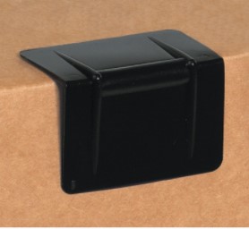 Plastic Strap Guards-Black 2-1/2&quot;x1-3/4&quot; Max Strap Width