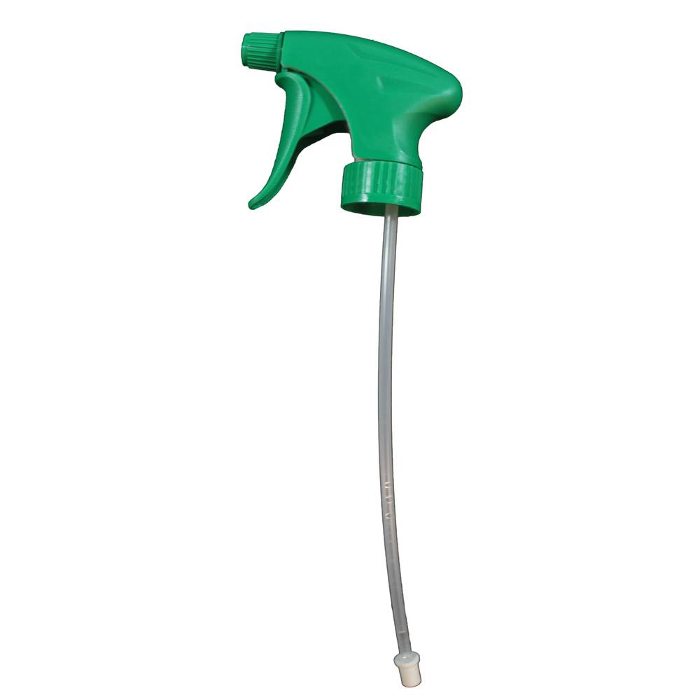 Item #5607, Contour Trigger Sprayer - Green - 8-1/8&quot; Tube