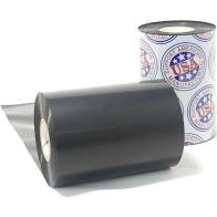 Black Ribbon,Standard Wax 110MM(4.33&quot;) x 450M(1,476&#39;)