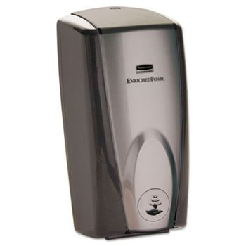 1100ML Auto Foam Dispenser Black w/ Gray Plate (Operates
