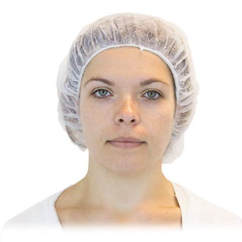 *Bouffant Cap-White 24&quot; 100/BAG 10BAGS/CS 1000/CS 