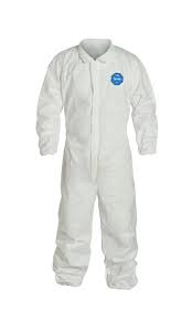 DuPont 400 TY125SWH Tyvek  Coverall No Hood w/Elastic 