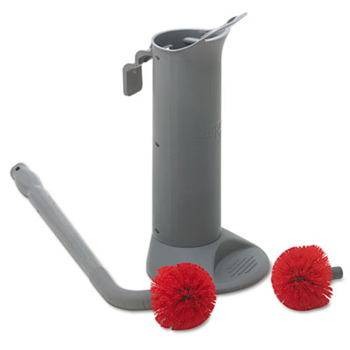 UNGER Ergo Toilet Bowl Brush  Complete: Wand, Brush Holder 