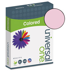 Deluxe Colored Paper, 20 lb  Bond Weight, 8.5x11, Pink, 