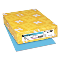 Color Paper, 24lb, 8.5x11,  Lunar Blue, 500SHEETS/REAM