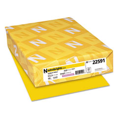 Color Paper, 24lb, 8.5x11,  Sunburst Yellow, 