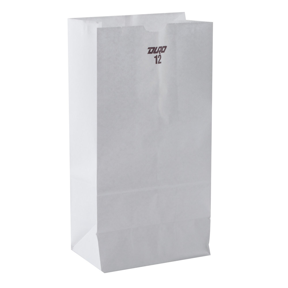 ***DISCONTINUED*** 8# Paper Bag - White - #80965
