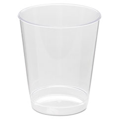 Comet Plastic Tumbler, 8 oz,  Clear, Tall 25EA/PACK 