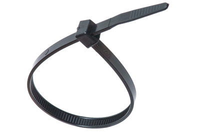Cable Tie 8&quot; Black 40# 1000/CS