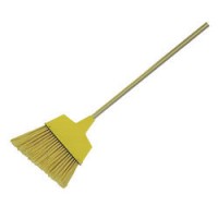 Angled/Slant Lobby Broom  Plastic Bristle Deluxe w/30&quot; 