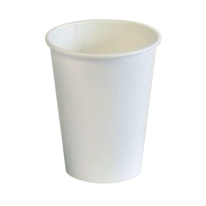 12oz Coffee Paper Hot Cups  White 1000/CS