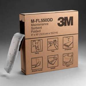 3M Maintenance Sorbent Folded, M-FL550DD, High